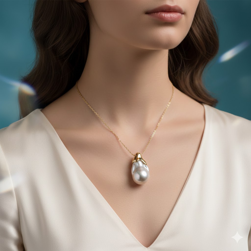 اللؤلؤ الباروكي (Baroque Pearls): الجمال غير التقليدي للؤلؤ الطبيعي.