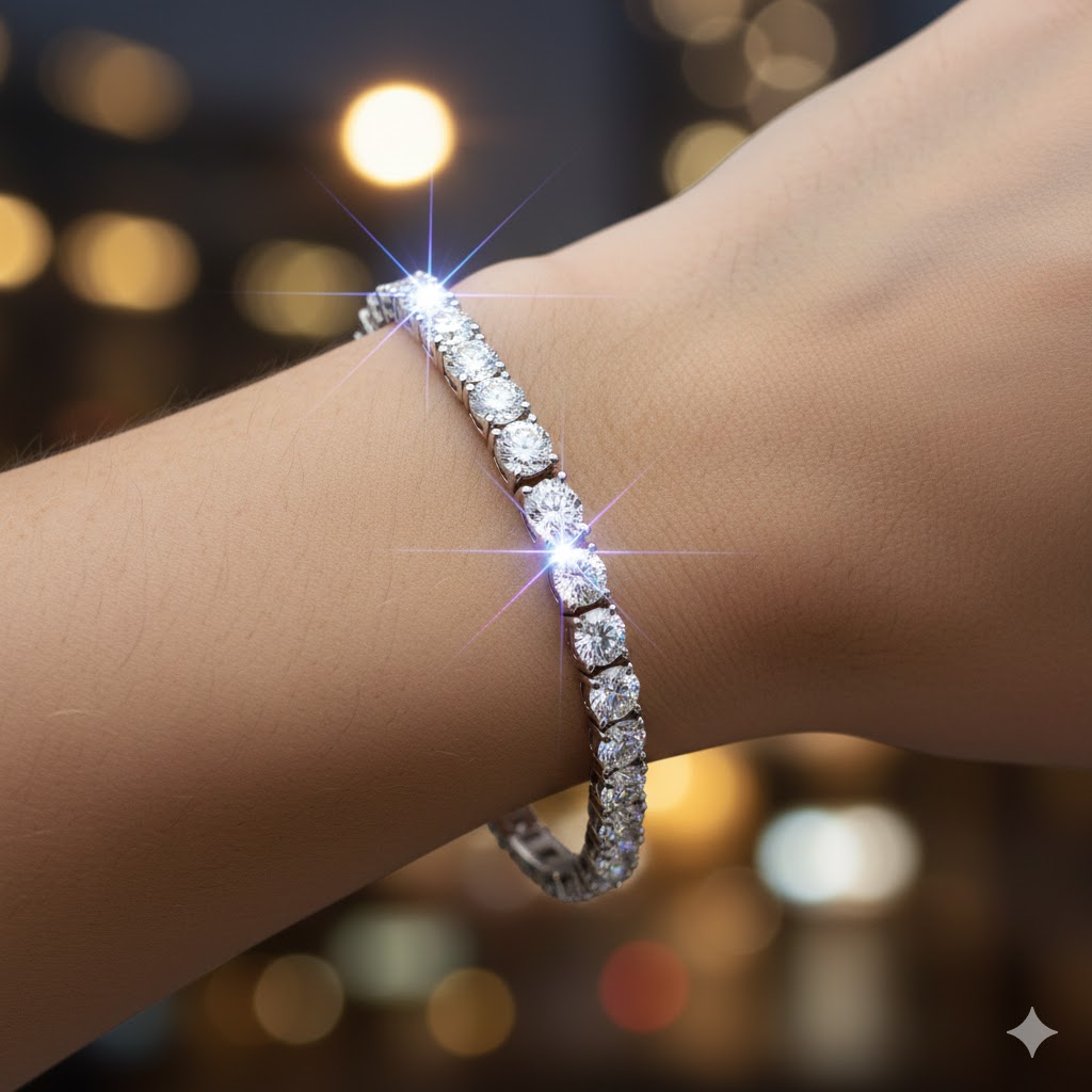 أساور التنس (Tennis Bracelets): التاريخ وراء الاسم وكيف تختارين الأفضل.