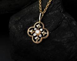 "قلادات البصمة الوراثية": صياغة تسلسل الـ DNA الخاص بعائلتكِ داخل تصاميم ذهبية لا تتكرر.